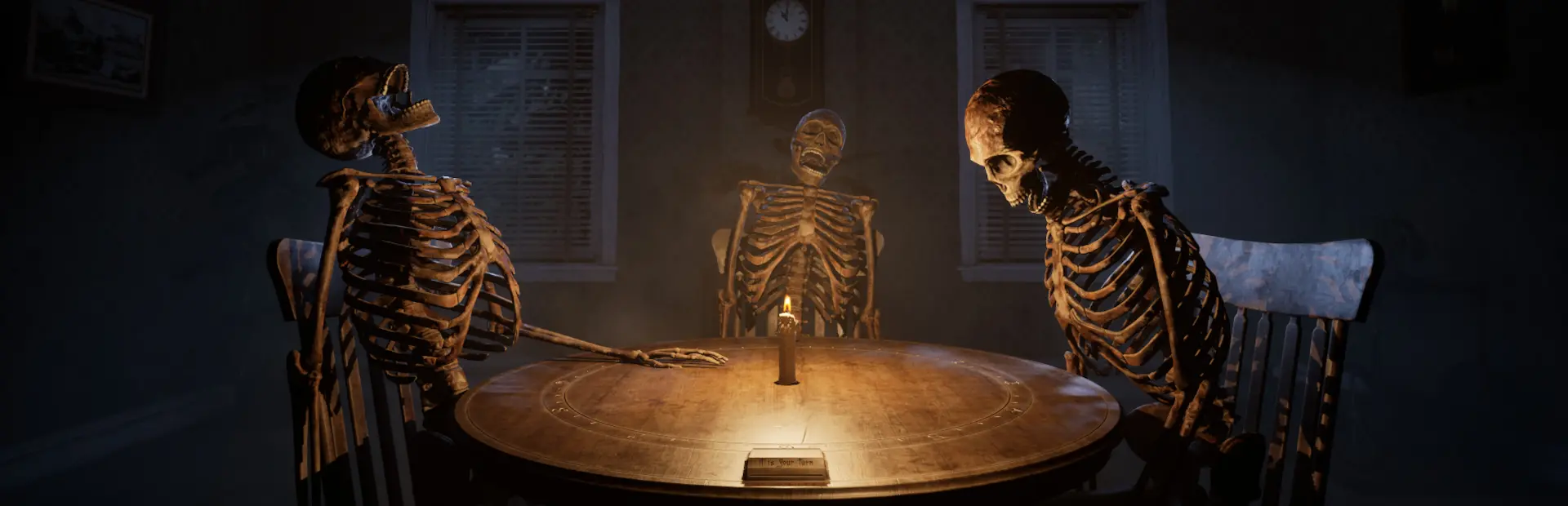 the cabin game key art